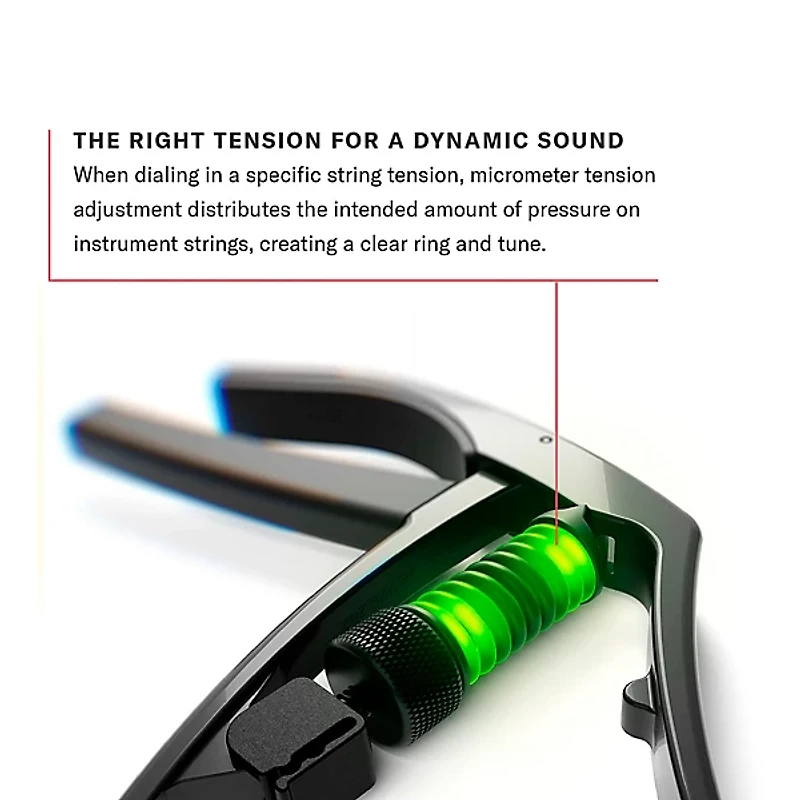 D'Addario NS Tri-Action Capo Black