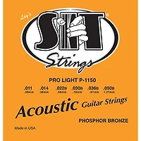 SIT Strings P1150 Pro Light Phosphor Bronze Acoustic Guitar Strings