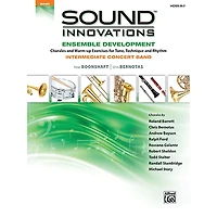 Alfred Sound Innovations Concert Band Ensemble Development Horn in F Book