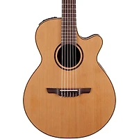 Takamine Pro Series 3 Folk Nylon Cutaway Acoustic-Electric Guitar Natural