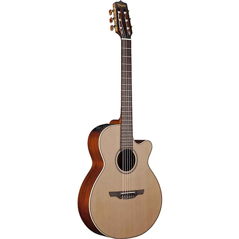 Takamine Pro Series 3 Folk Nylon Cutaway Acoustic-Electric Guitar Natural