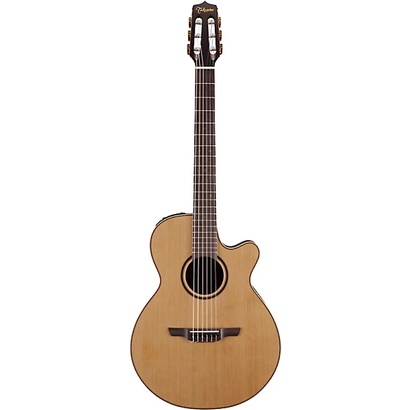 Takamine Pro Series 3 Folk Nylon Cutaway Acoustic-Electric Guitar Natural