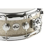 DW Collector's Series FinishPly Top Edge Snare Drum Broken Glass 14x6