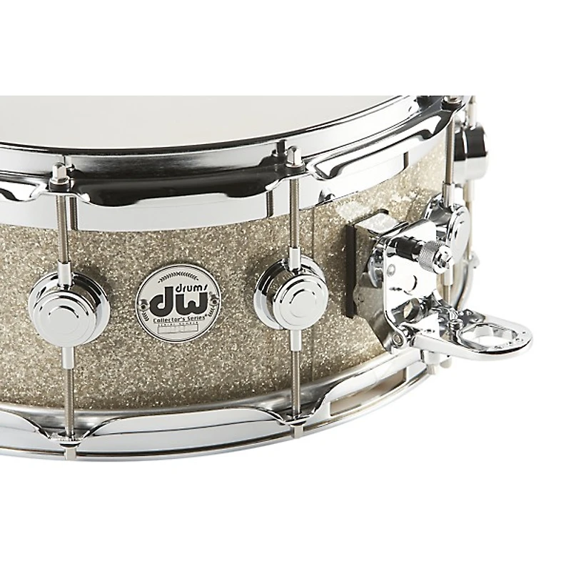 DW Collector's Series FinishPly Top Edge Snare Drum Broken Glass 14x6