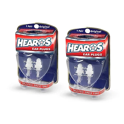 Hearos High Fidelity Ear Plugs 2-Pack