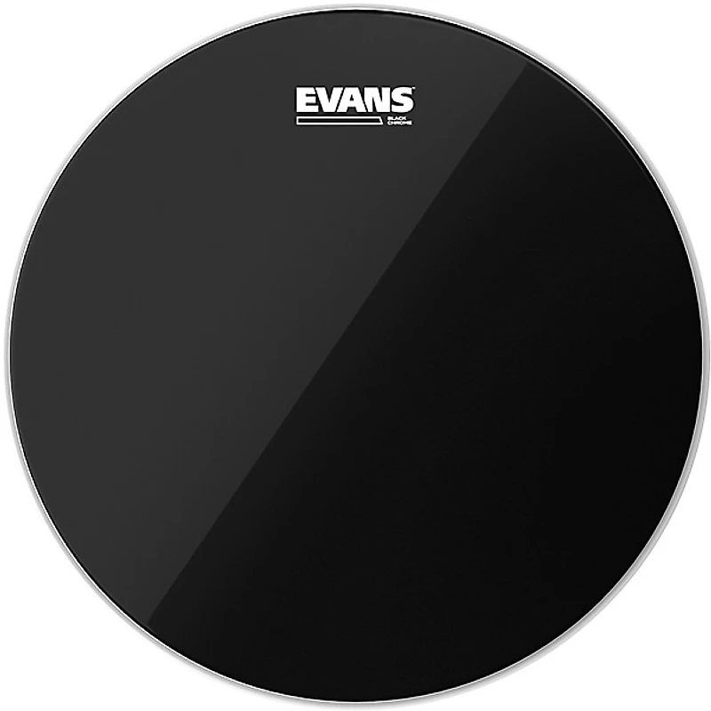 EVANS Black Chrome Tom Batter Drum Head -