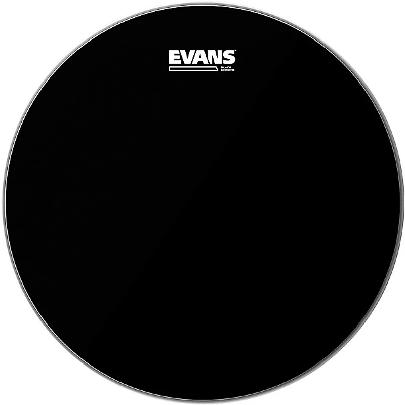 EVANS Black Chrome Tom Batter Drum Head -