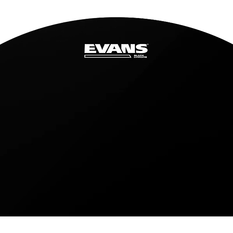 EVANS Black Chrome Tom Batter Drum Head -