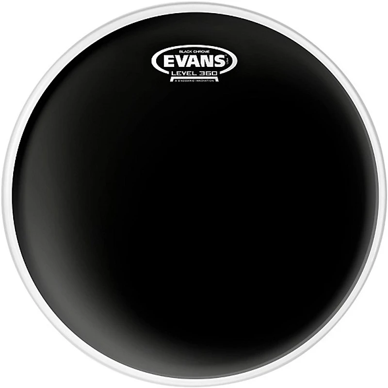 EVANS Black Chrome Tom Batter Drum Head -