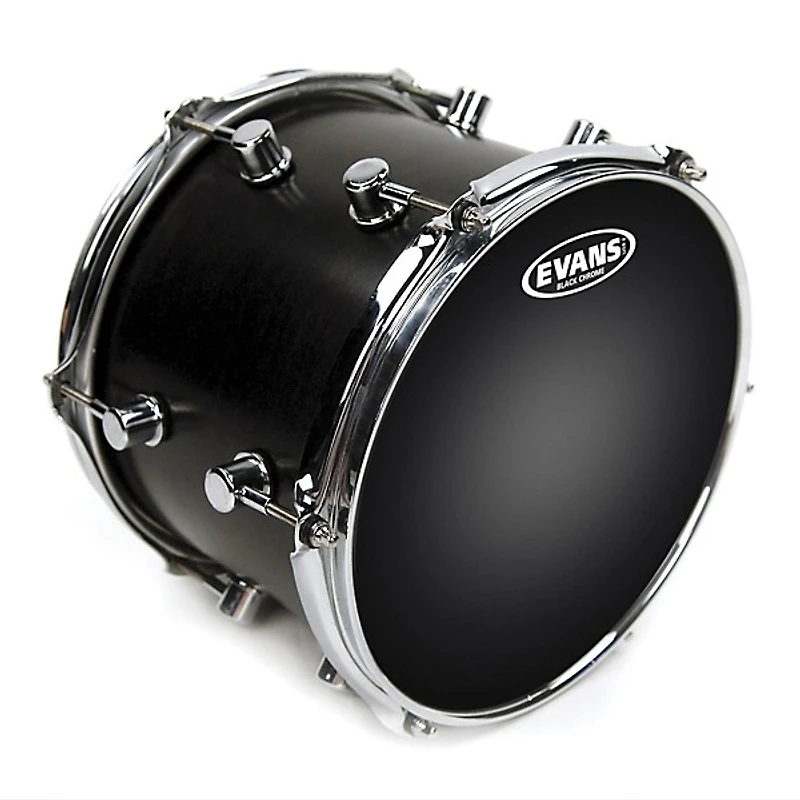 EVANS Black Chrome Tom Batter Drum Head -