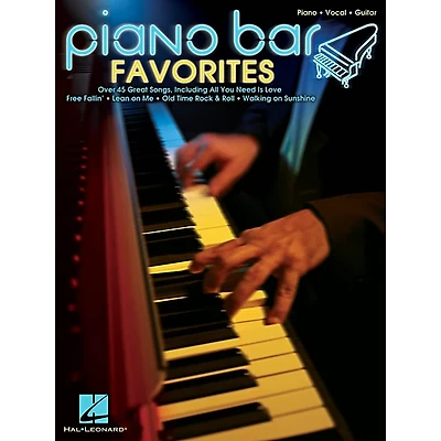 Hal Leonard Piano Bar Favorites Piano/Vocal/Guitar Songbook