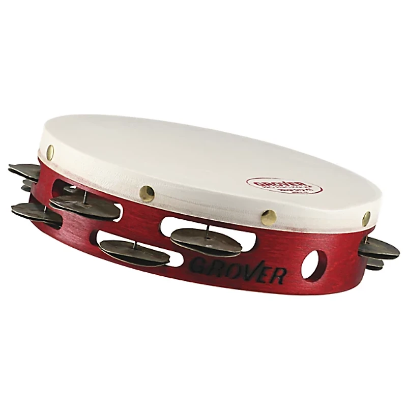 Grover Pro Projection-Plus Double-Row Heat Treated Silver Tambourine
