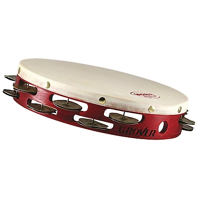 Grover Pro Projection-Plus Double-Row Heat Treated Silver Tambourine