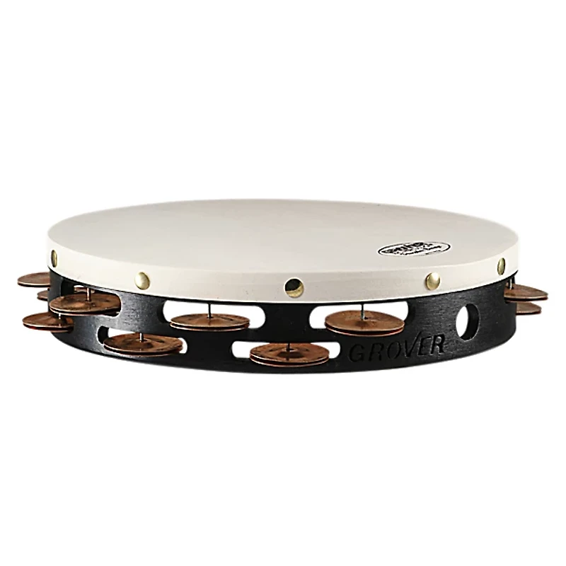 Grover Pro Projection-Plus Double-Row Phosphor Bronze Tambourine 10 in.
