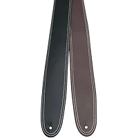 Perri's 2.5" Leather Guitar Strap With Contrast Stitch