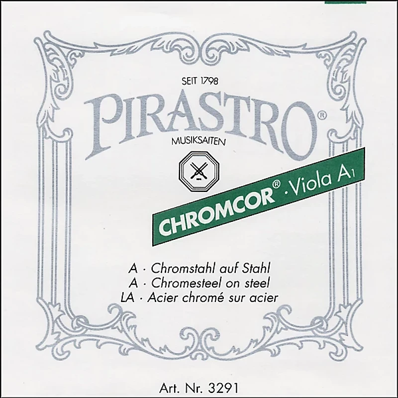 Pirastro Chromcor Series Viola String Set 16.5-16-15.5-15-in.