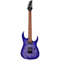 Ibanez RG421QM Quilted Maple Top Electric Guitar Cerulean Blue Burst