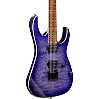 Ibanez RG421QM Quilted Maple Top Electric Guitar Cerulean Blue Burst