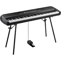 KORG SP-280 88-Key Digital Piano With Stand Black