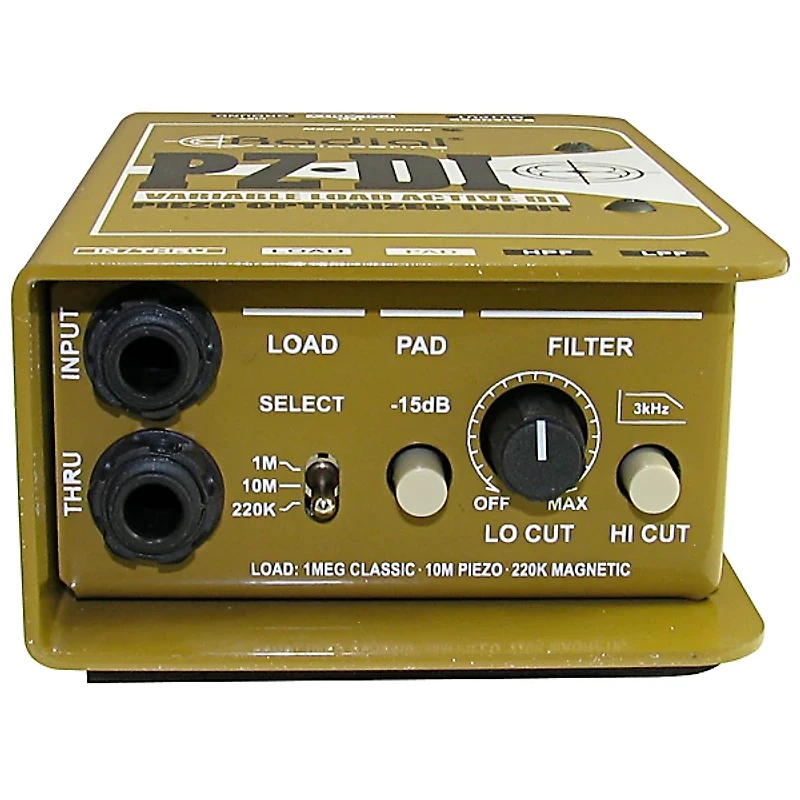 Radial Engineering PZ-DI Acoustic/Orchestral Instrument Active Direct Box