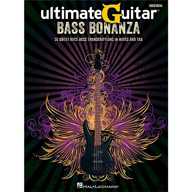 Hal Leonard Ultimate Guitar Bass Bonanza Bass Tab Songbook