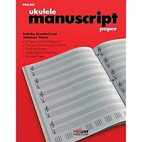 Proline Ukulele Manuscript Paper Pad