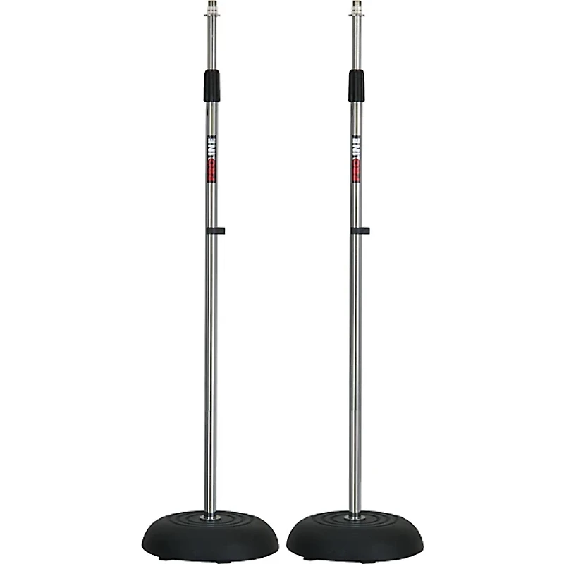 Proline MS235CR Round Base Mic Stand 2 Pack Chrome