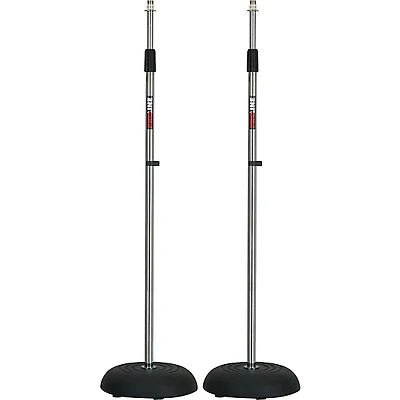 Proline MS235CR Round Base Mic Stand 2 Pack Chrome