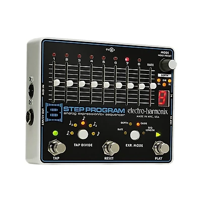 Electro-Harmonix 8-Step Program Analog Expression Sequencer Guitar Effects Pedal