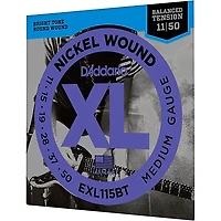 D'Addario EXL115BT Balanced Tension Medium Electric Guitar Strings - Single Pack