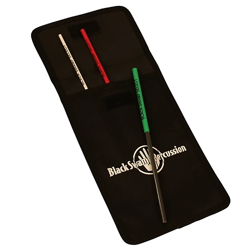 Black Swamp Percussion Set of Select Triangle Beaters with Nylon Case