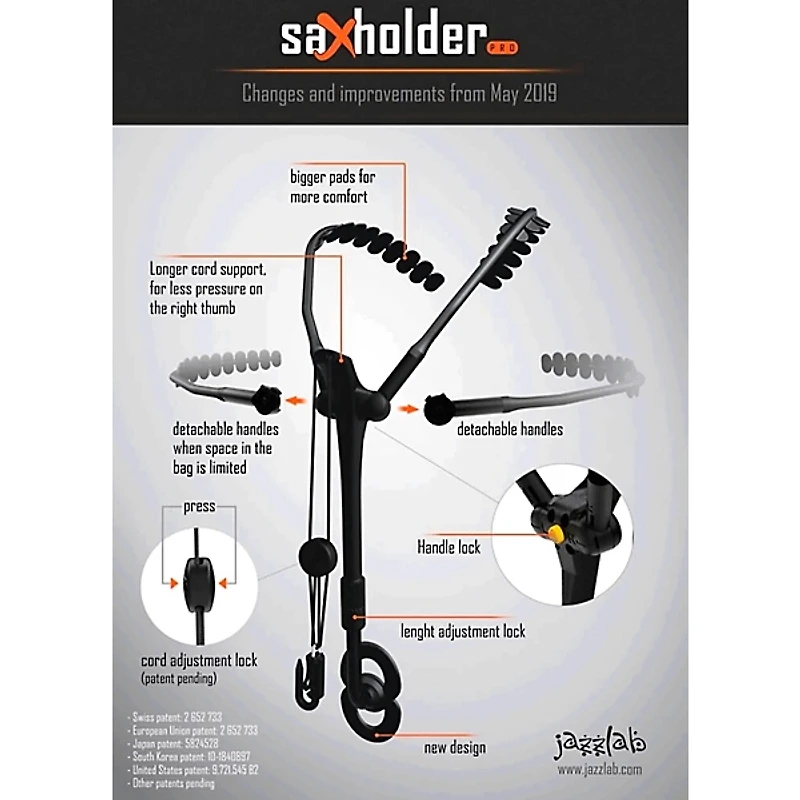 JAZZLAB SAXHOLDER-PRO Saxophone Harness