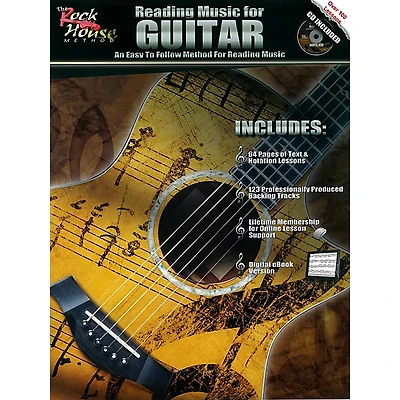 Rock House Reading Music for Guitar - An Easy to Follow Method for Reading Music (Book/Online Audio)