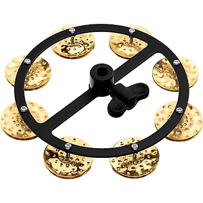 MEINL Headliner Series Hand Hammered Brass Jingles Hi-Hat Tambourine