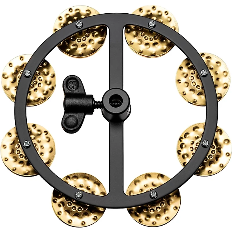 MEINL Headliner Series Hand Hammered Brass Jingles Hi-Hat Tambourine