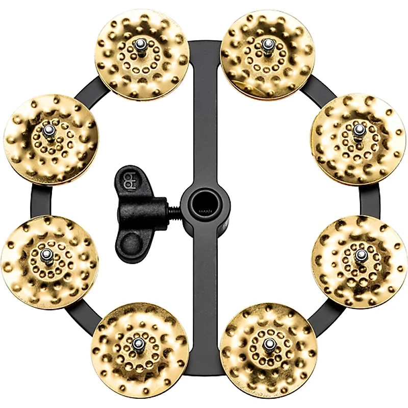 MEINL Headliner Series Hand Hammered Brass Jingles Hi-Hat Tambourine