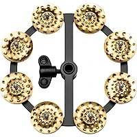 MEINL Headliner Series Hand Hammered Brass Jingles Hi-Hat Tambourine