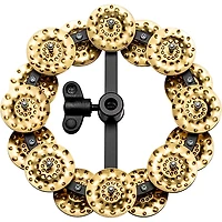 MEINL Headliner Series Hand Hammered Brass Jingles Hi-Hat Tambourine