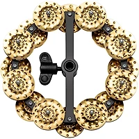 MEINL Headliner Series Hand Hammered Brass Jingles Hi-Hat Tambourine