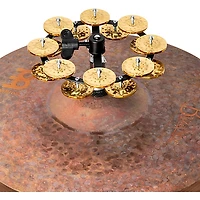 MEINL Headliner Series Hand Hammered Brass Jingles Hi-Hat Tambourine