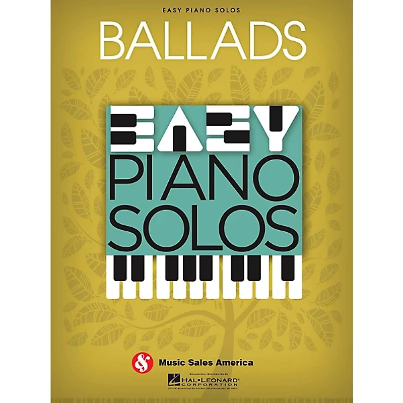 Music Sales Ballads  Easy Piano Solos