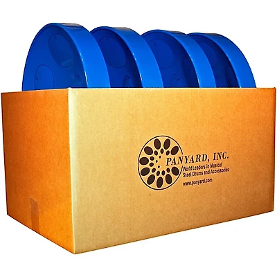 Panyard Jumbie Jam Educator's Steel Drum 4-Pack With Table Top Stands