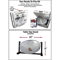 Panyard Jumbie Jam Steel Drum Kit with Table Top Stand