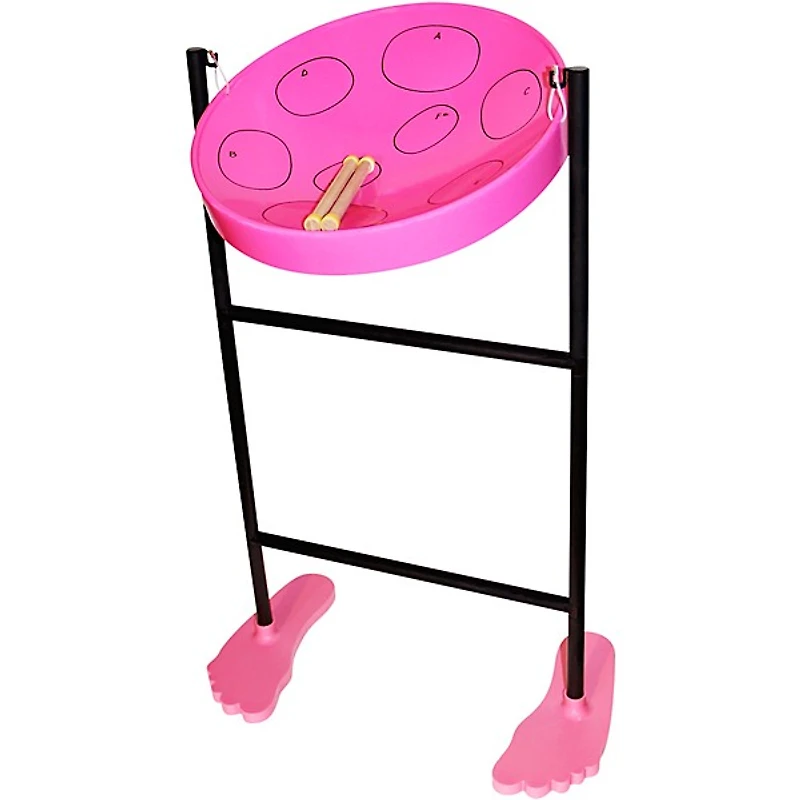 Panyard Jumbie Jam Steel Drum Kit With Tube Floor Stand