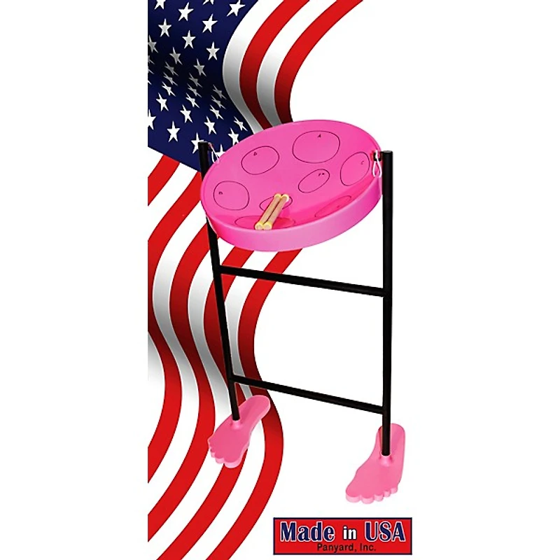 Panyard Jumbie Jam Steel Drum Kit With Tube Floor Stand