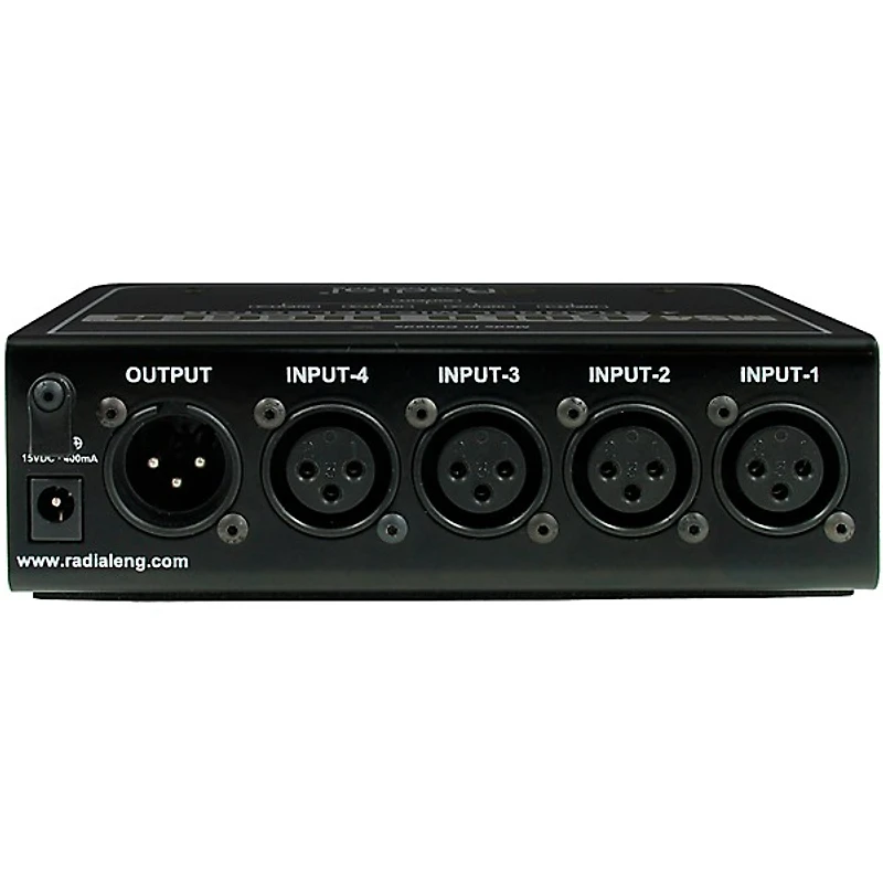 Radial Engineering Gold Digger 4-Channel Mic Selector