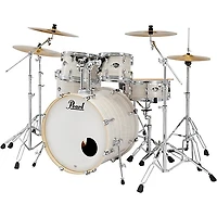 Pearl Export New Fusion 5-Piece Drum Set With Hardware Slipstream white