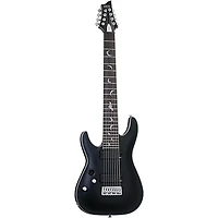 Schecter Guitar Research Damien Platinum 8 Left- Handed Electric Guitar Satin Black