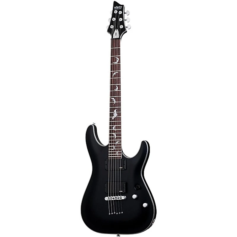 Schecter Guitar Research Damien Platinum 6 Electric Guitar Satin Black