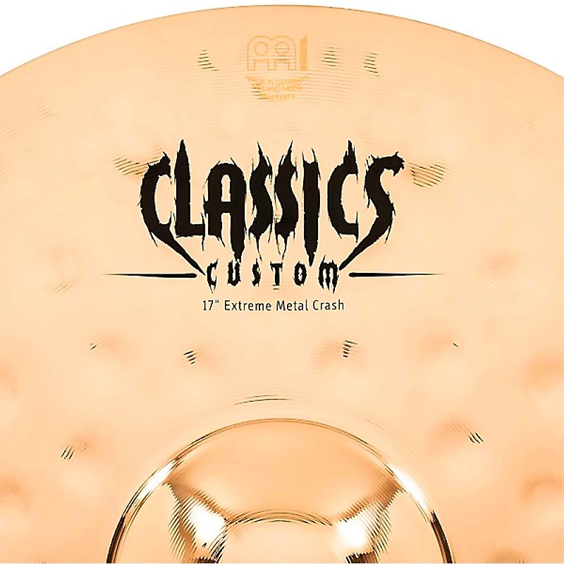 MEINL Classics Custom Extreme Metal Crash Cymbal